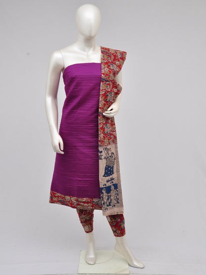 Kalamkari Designer Patch Dress Material [D61015108]