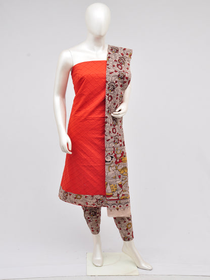 Kalamkari Designer Patch Dress Material [D61015111]