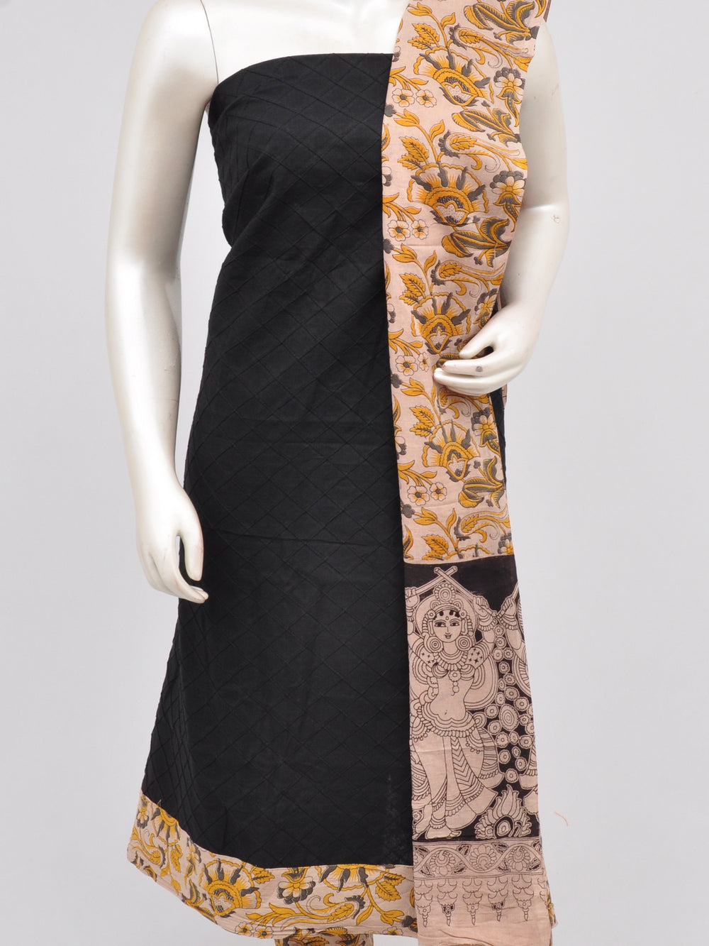 Kalamkari Designer Patch Dress Material [D61118002]
