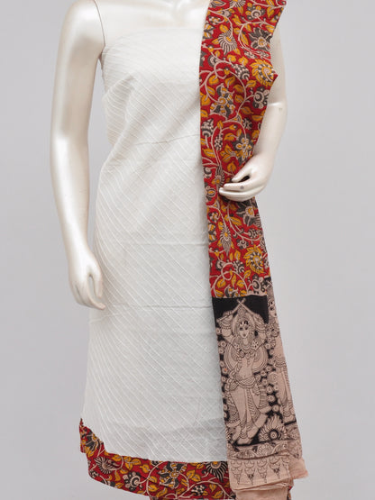 Kalamkari Designer Patch Dress Material [D61118006]