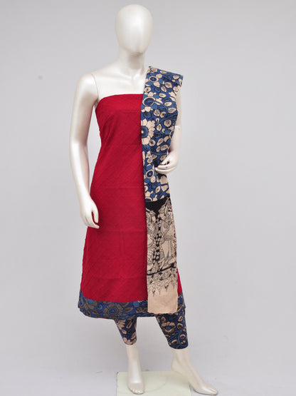 Kalamkari Designer Patch Dress Material [D61118008]