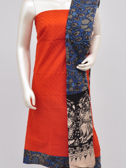 Kalamkari Designer Patch Dress Material [D61118009]