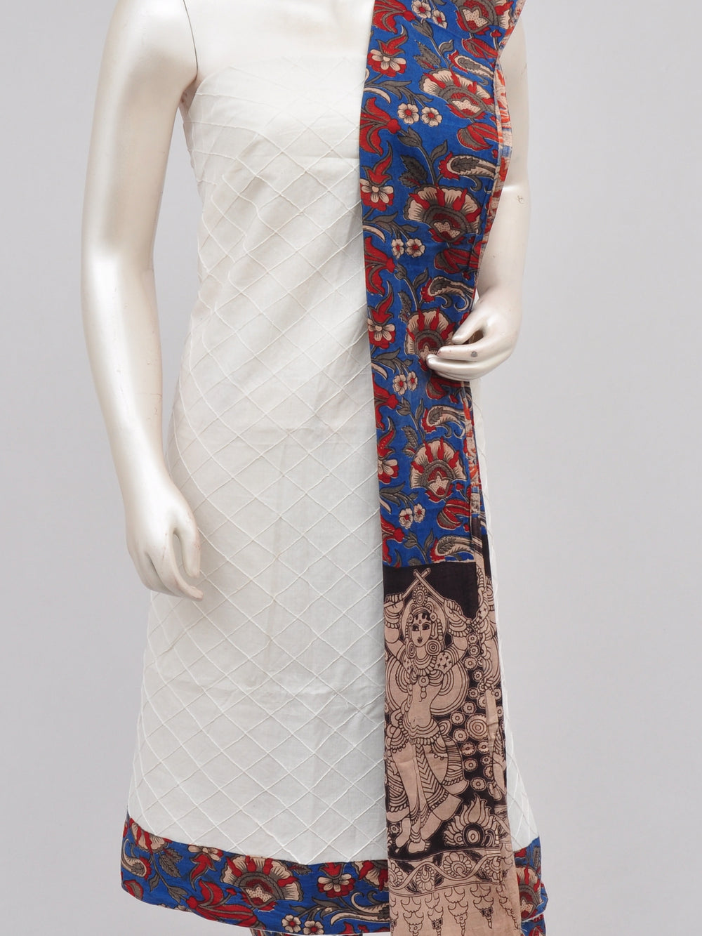 Kalamkari Designer Patch Dress Material [D61118010] - DressesForWomen.IN