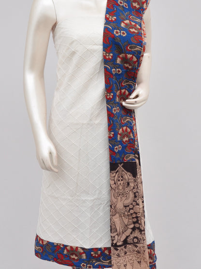 Kalamkari Designer Patch Dress Material [D61118010] - DressesForWomen.IN