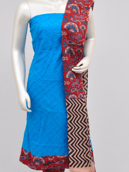 Kalamkari Designer Patch Dress Material [D61118012]