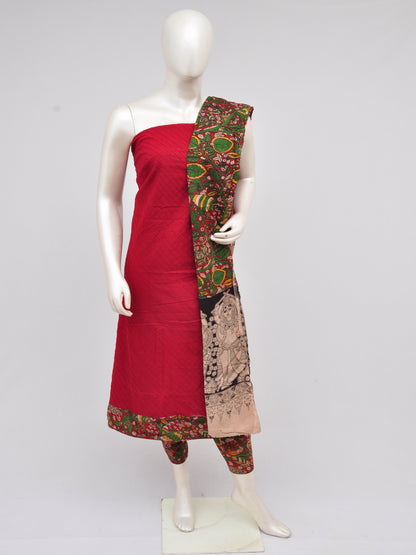 Kalamkari Designer Patch Dress Material [D61118014]