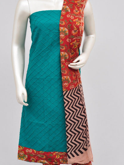 Kalamkari Designer Patch Dress Material [D61118015]