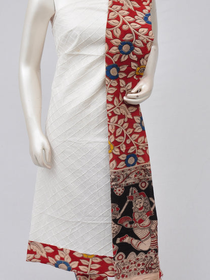 Kalamkari Designer Patch Dress Material [D70217005]