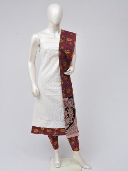 Kalamkari Designer Patch Dress Material [D70217006]