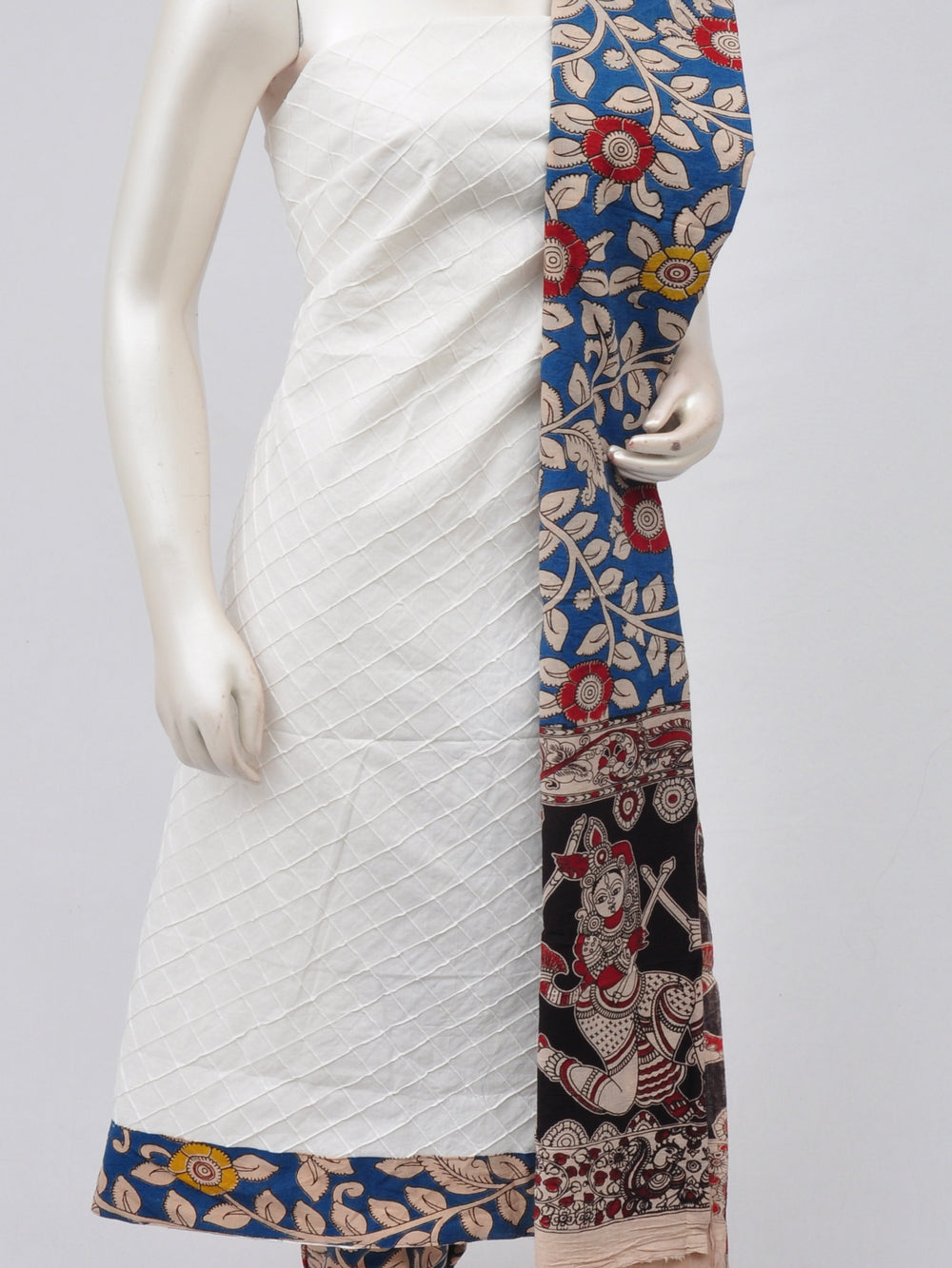 Kalamkari Designer Patch Dress Material [D70217007]