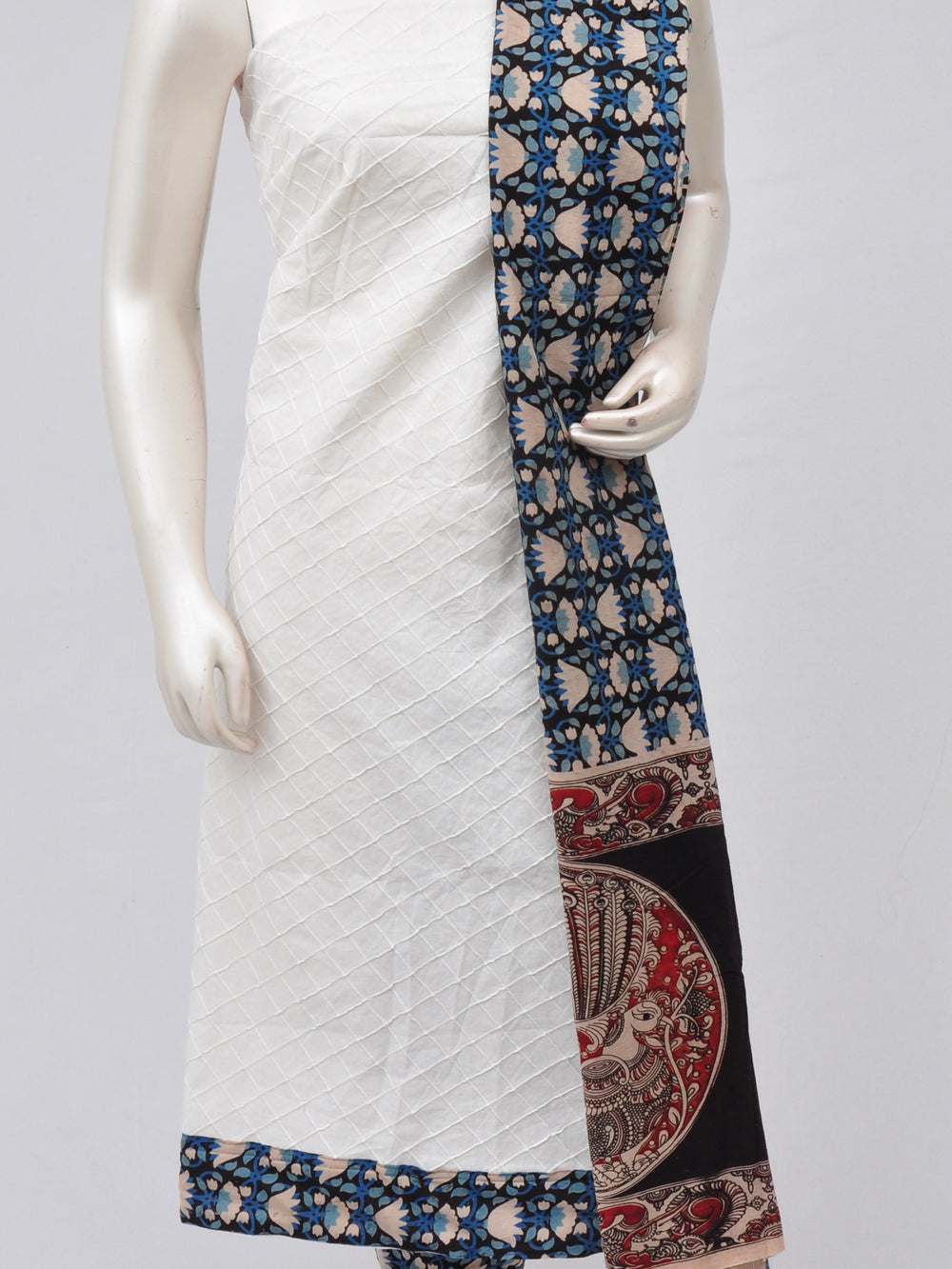 Kalamkari Designer Patch Dress Material [D70217009]