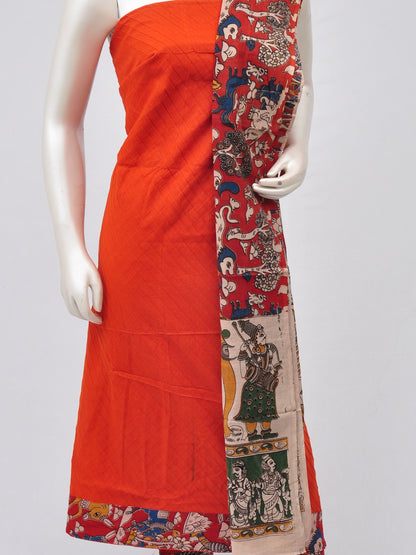 Kalamkari Designer Patch Dress Material [D70217010]