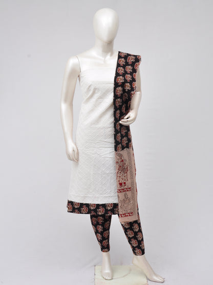 Kalamkari Designer Patch Dress Material [D70313021]