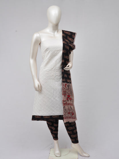Kalamkari Designer Patch Dress Material [D70313031]