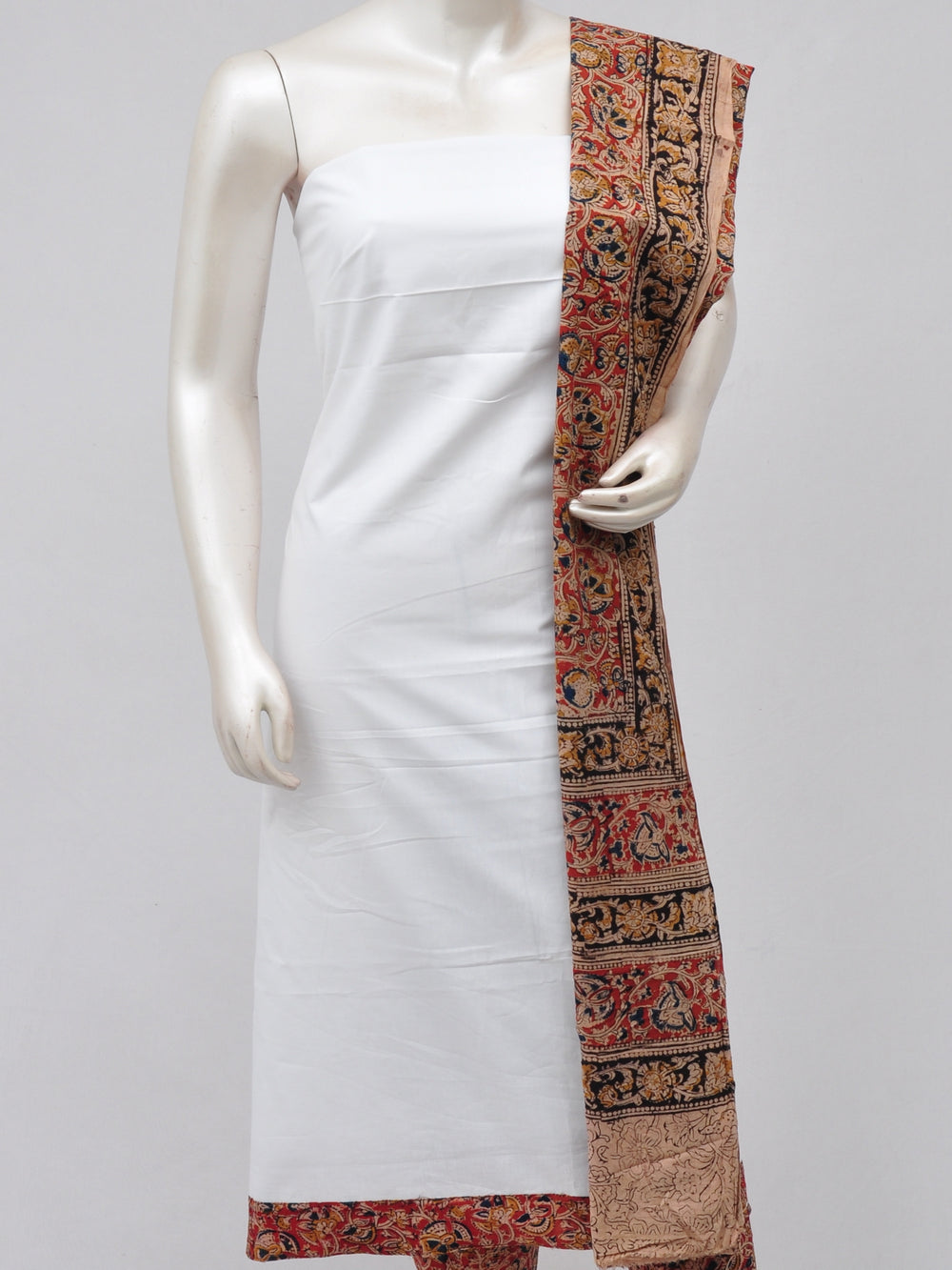 Kalamkari Designer Patch Dress Material [D70326040]