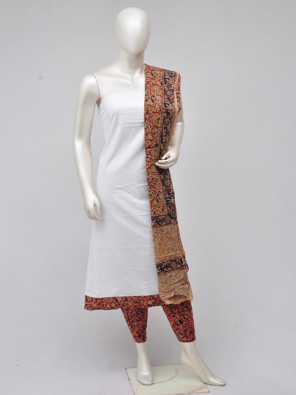 Kalamkari Designer Patch Dress Material [D70326041]