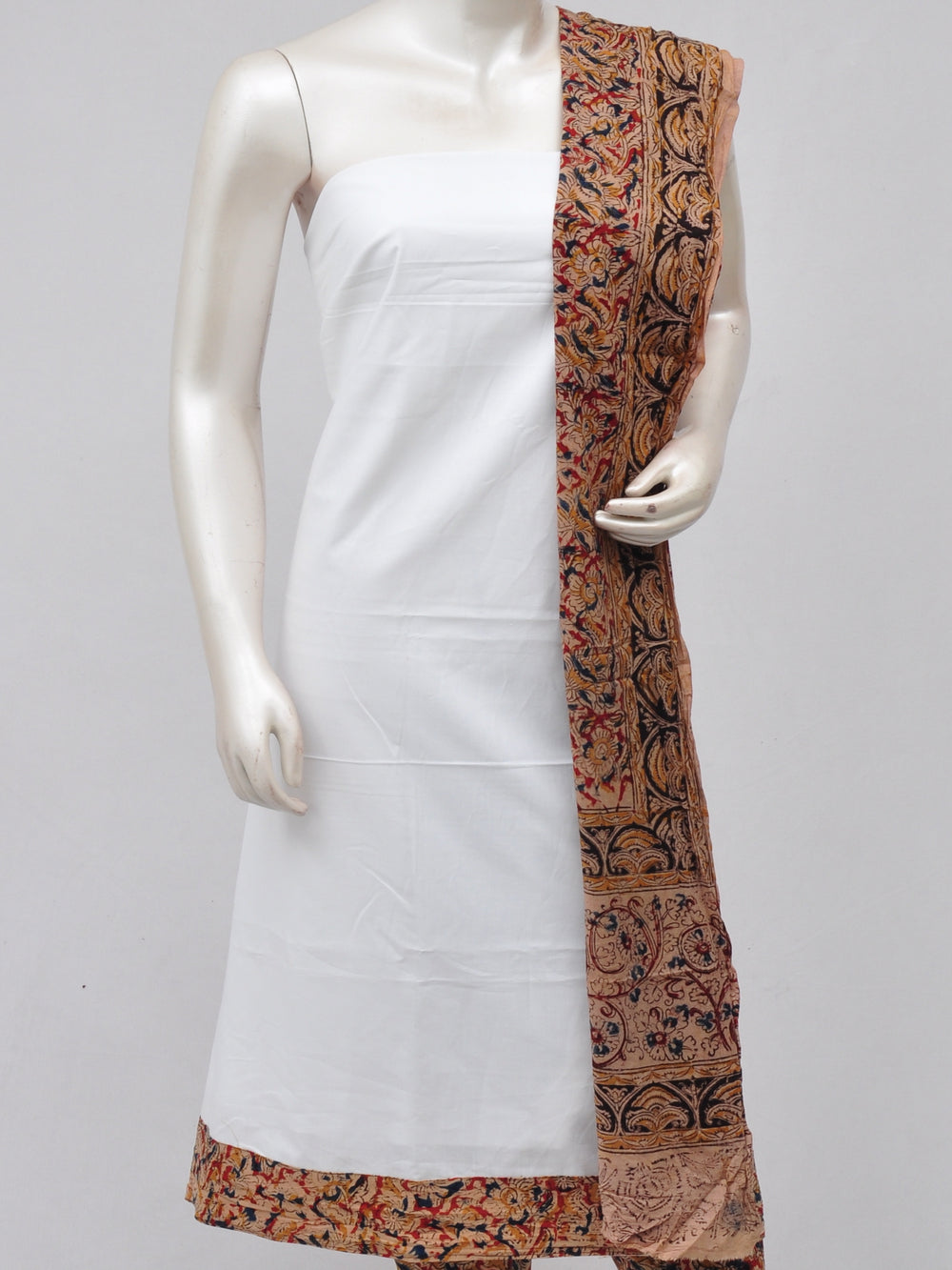 Kalamkari Designer Patch Dress Material [D70326044] - DressesForWomen.IN