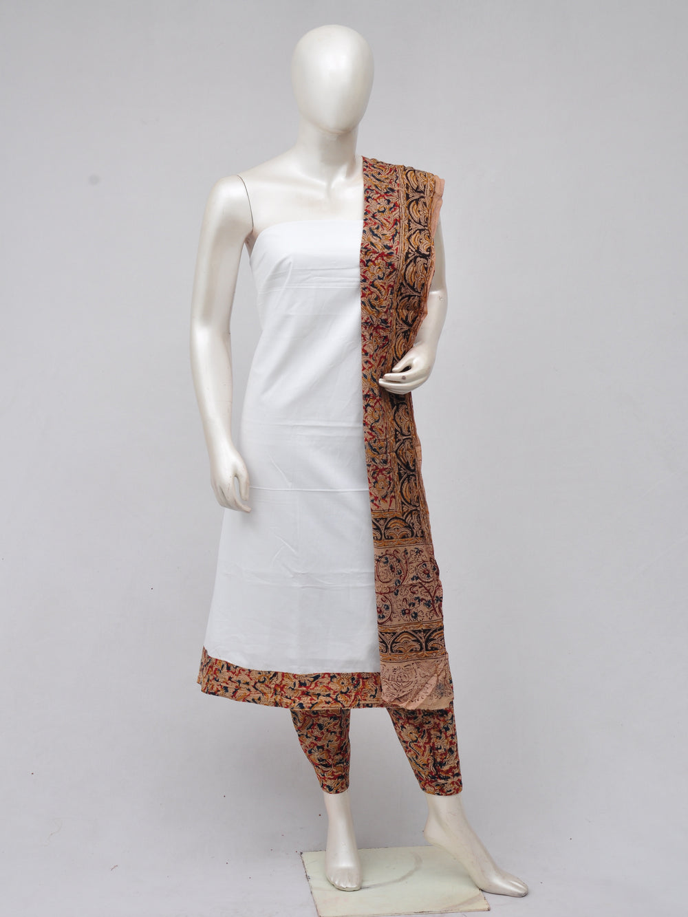 Kalamkari Designer Patch Dress Material [D70326044] - DressesForWomen.IN