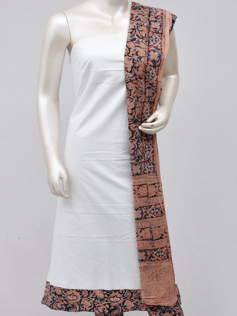 Kalamkari Designer Patch Dress Material [D70326047]