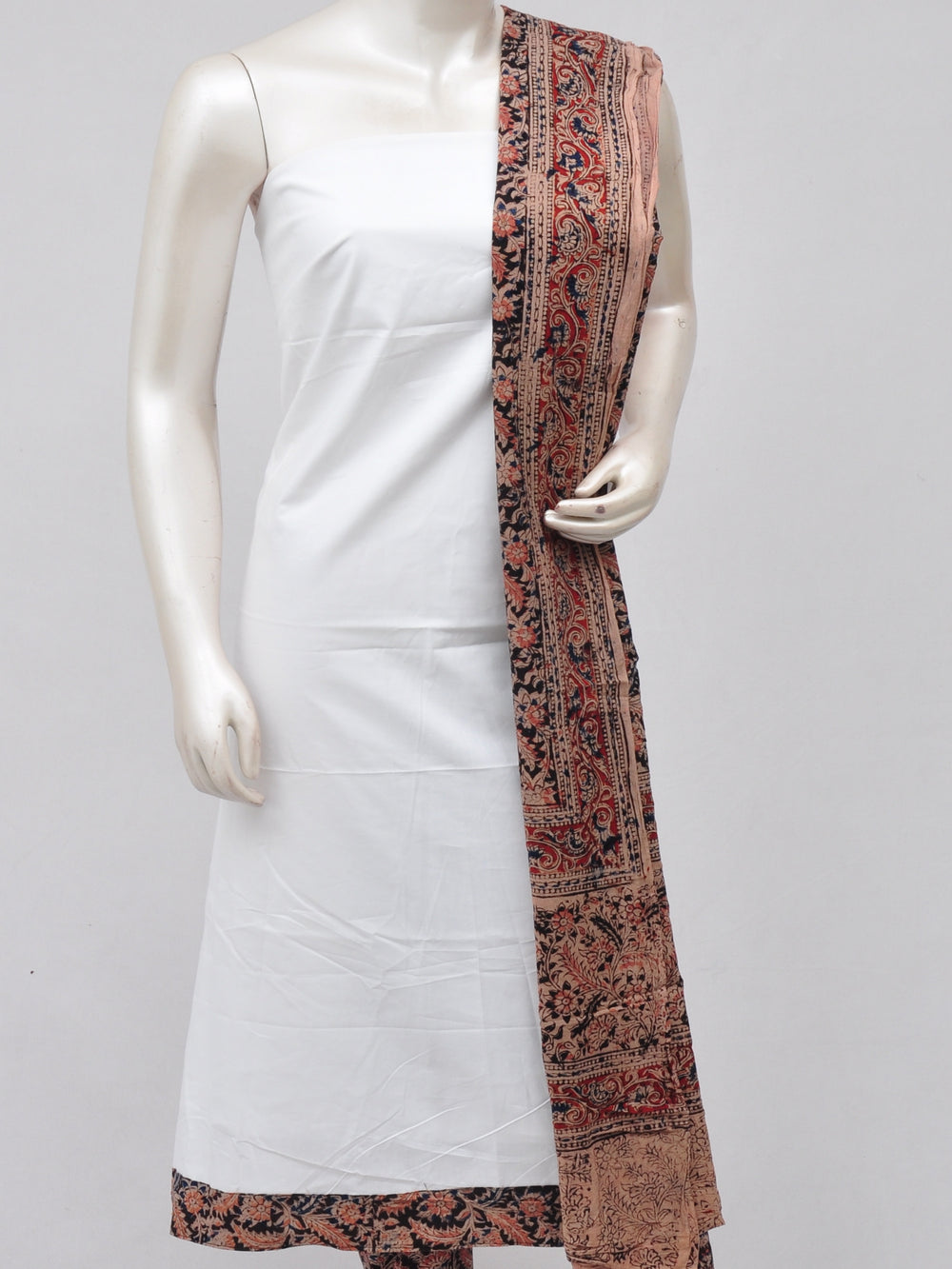 Kalamkari Designer Patch Dress Material [D70326048]