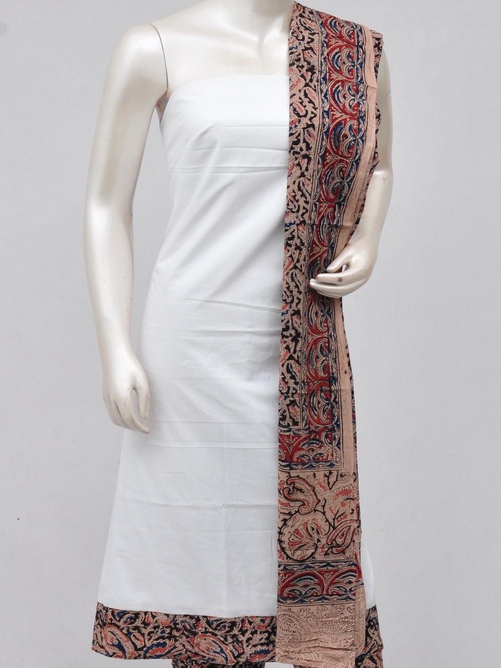 Kalamkari Designer Patch Dress Material [D70326049]