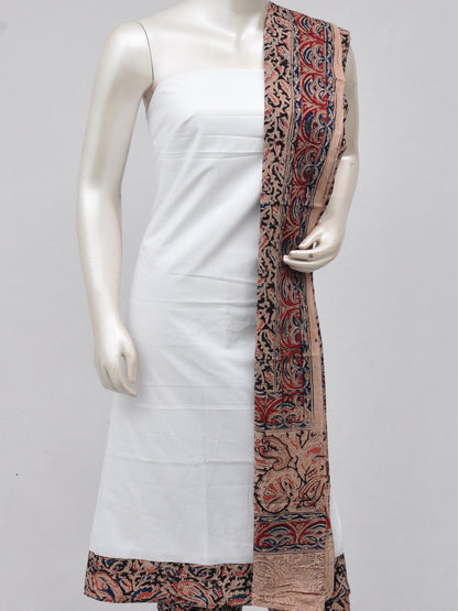 Kalamkari Designer Patch Dress Material [D70326049]