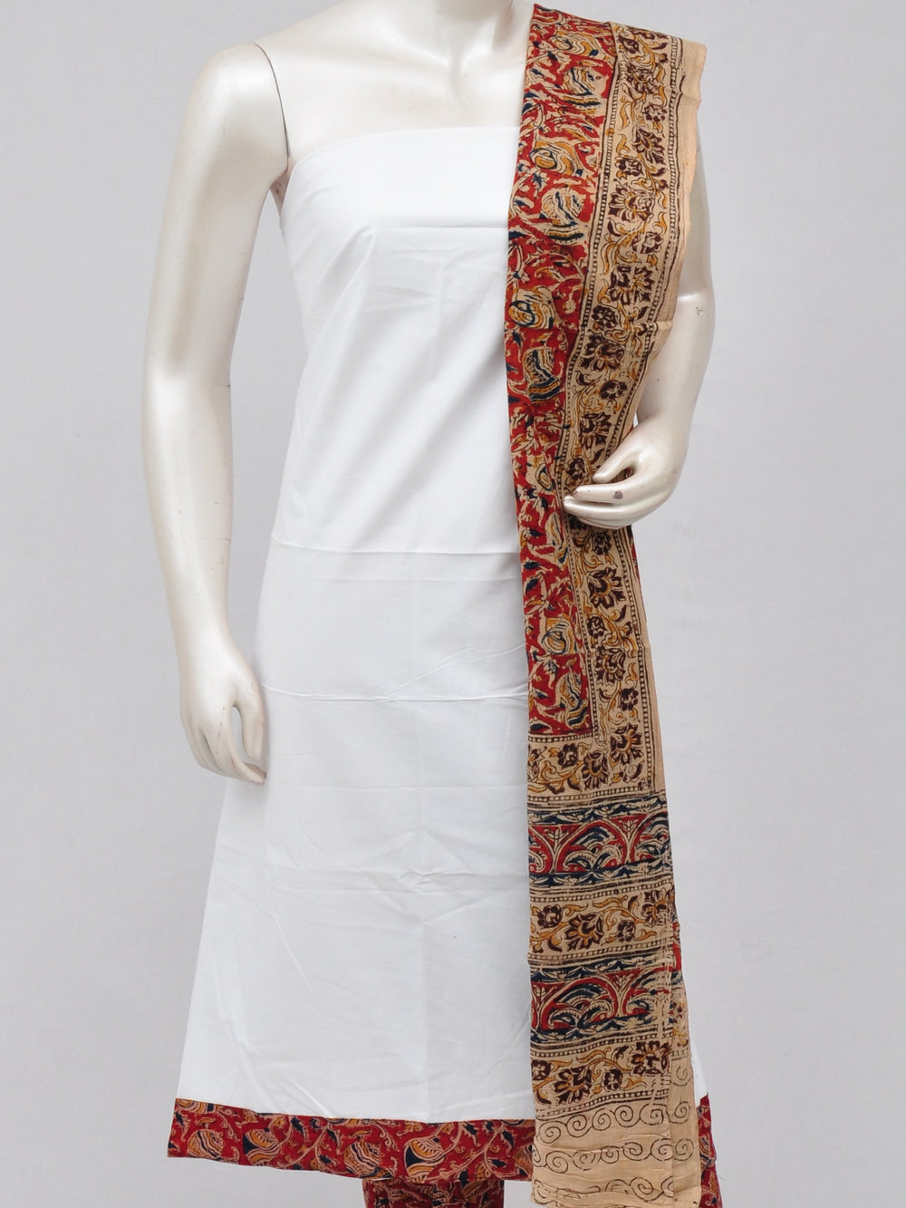 Kalamkari Designer Patch Dress Material [D70328111]