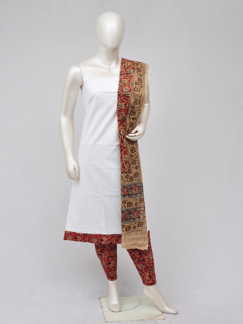 Kalamkari Designer Patch Dress Material [D70328111]