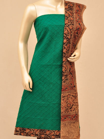 Kalamkari Designer Patch Dress Material [D70328118]