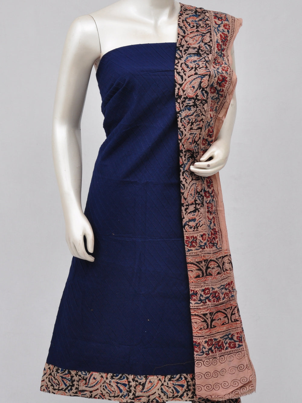 Kalamkari Designer Patch Dress Material [D70328123]