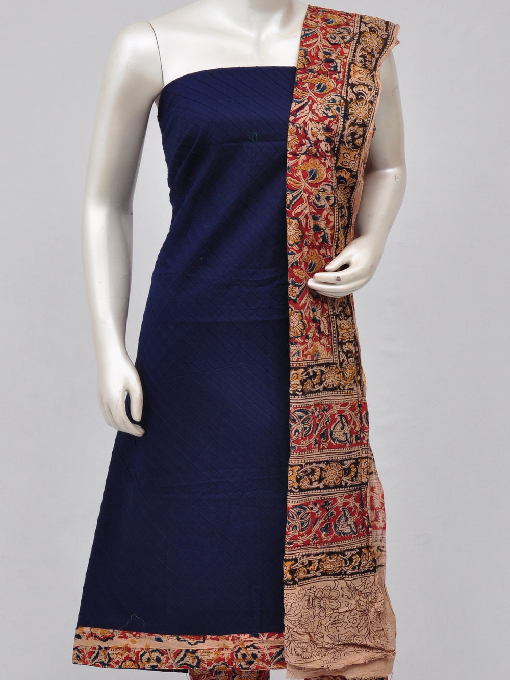 Kalamkari Designer Patch Dress Material [D70328124]