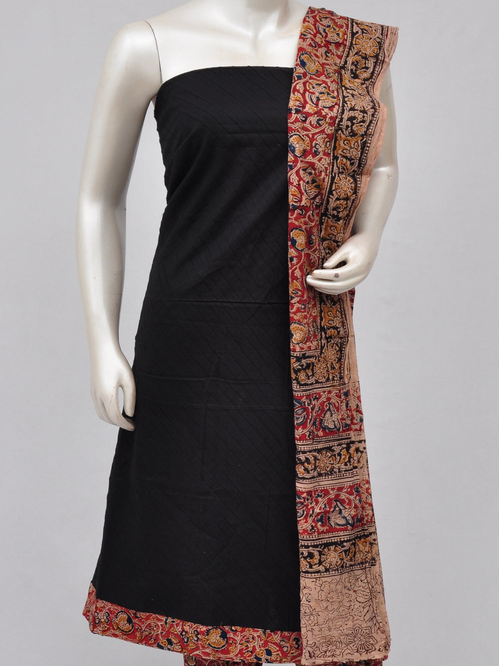 Kalamkari Designer Patch Dress Material [D70328128]