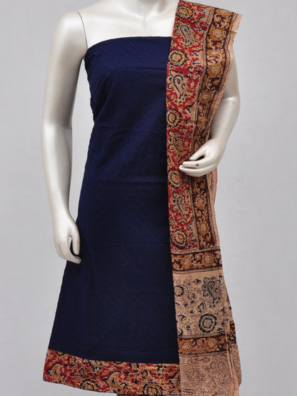 Kalamkari Designer Patch Dress Material [D70328135] - DressesForWomen.IN