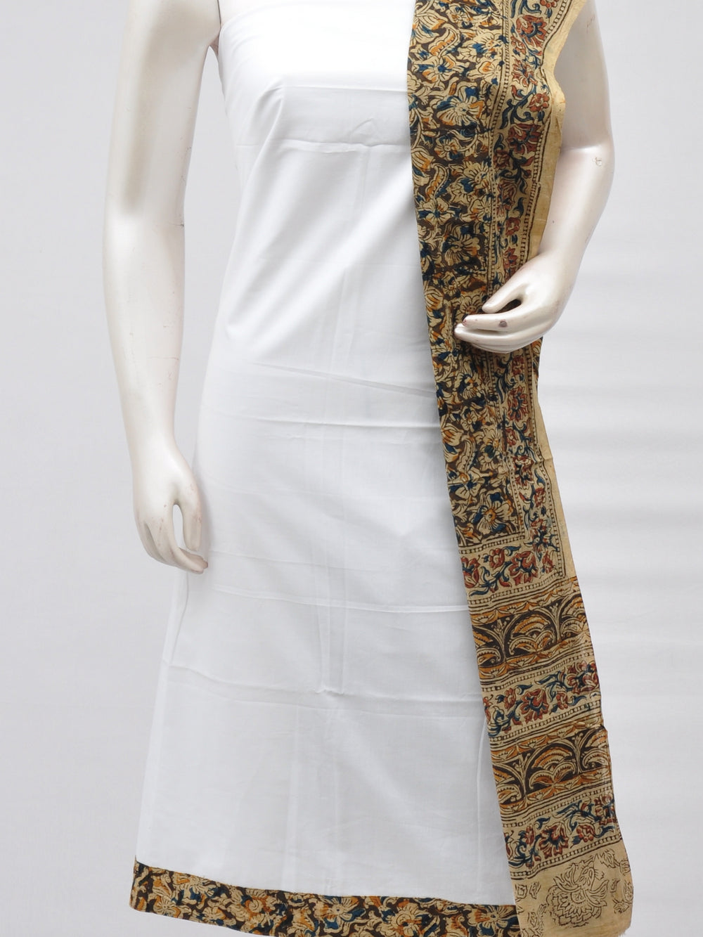 Kalamkari Designer Patch Dress Material [D70402041]