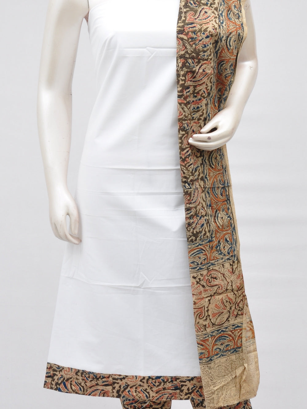 Kalamkari Designer Patch Dress Material [D70402043]