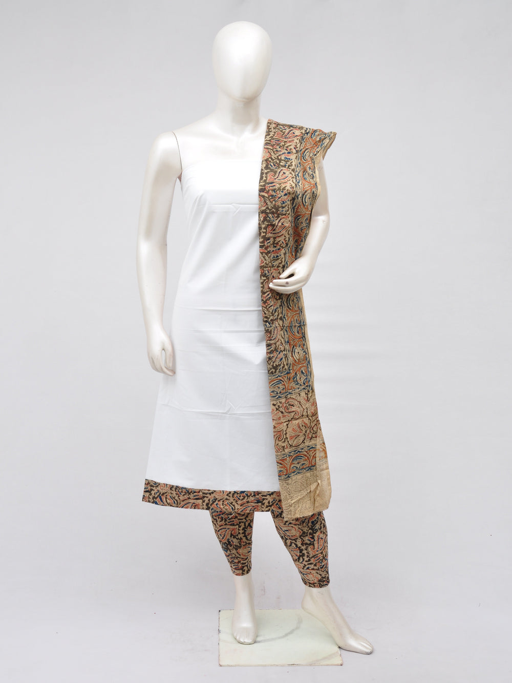 Kalamkari Designer Patch Dress Material [D70402043]