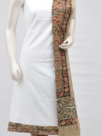 Kalamkari Designer Patch Dress Material [D70402045]