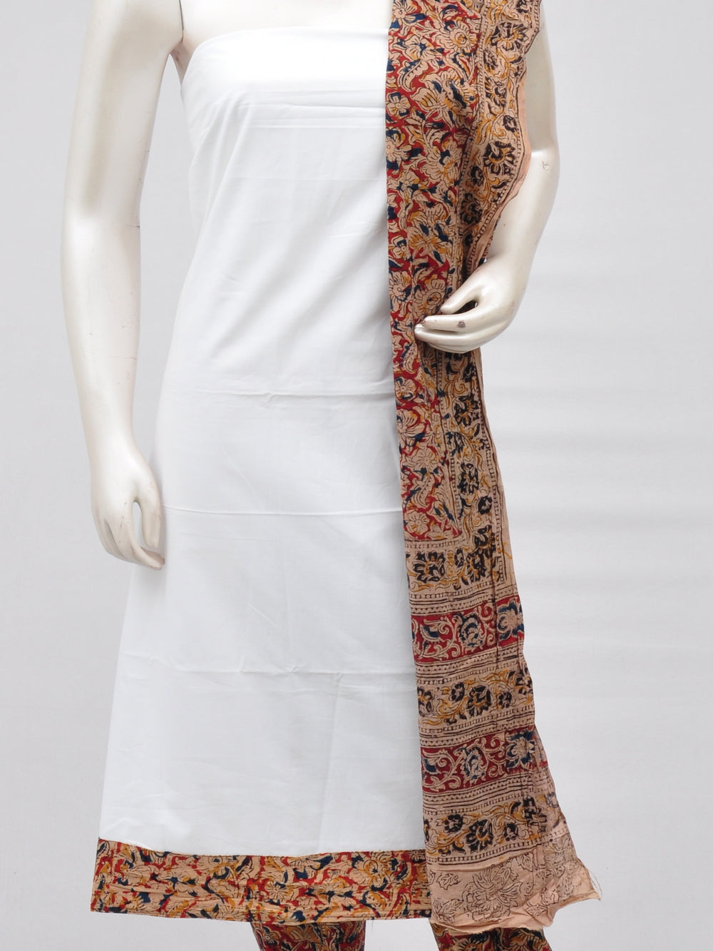 Kalamkari Designer Patch Dress Material [D70402046] - DressesForWomen.IN