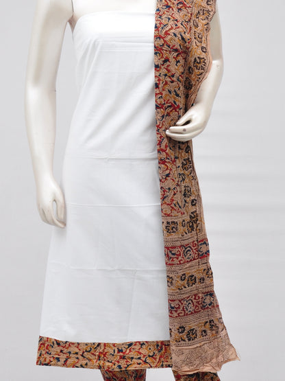 Kalamkari Designer Patch Dress Material [D70402046] - DressesForWomen.IN