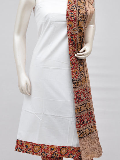 Kalamkari Designer Patch Dress Material [D70402047]