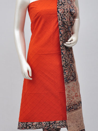 Kalamkari Designer Patch Dress Material  [D70417042]