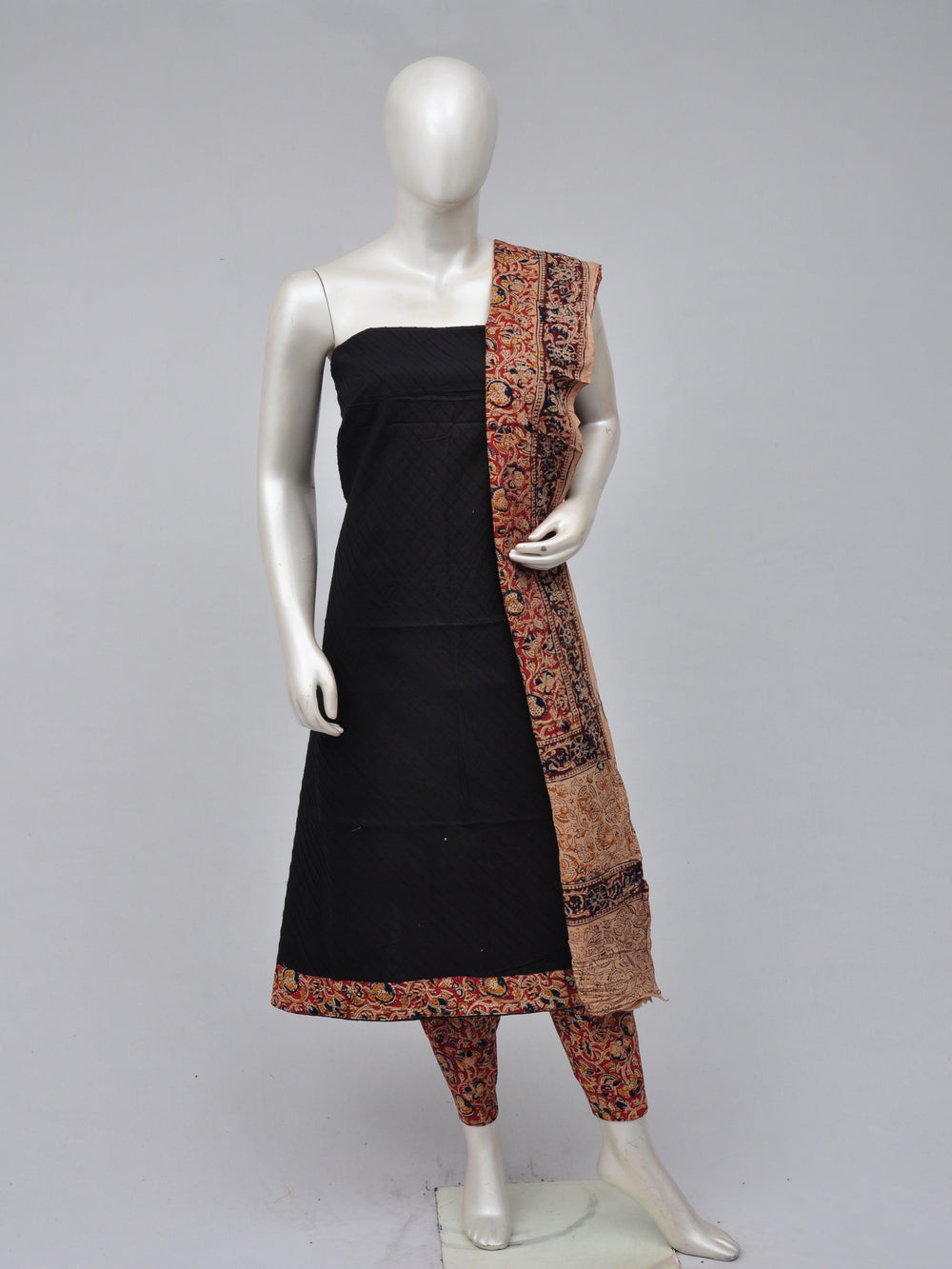 Kalamkari Designer Patch Dress Material  [D70417044]