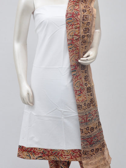 Kalamkari Designer Patch Dress Material  [D70426021]