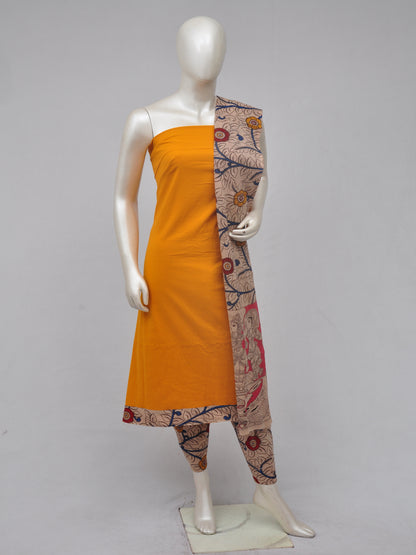 Kalamkari Designer Patch Dress Material  [D70505003]