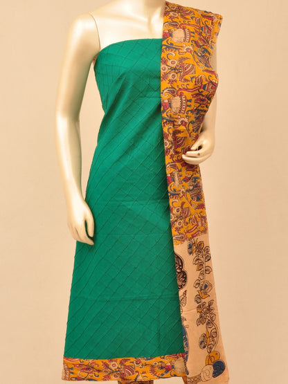 Kalamkari Designer Patch Dress Material  D70526045]