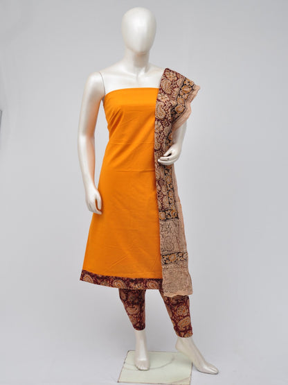 Kalamkari Designer Patch Dress Material  [D70704034]