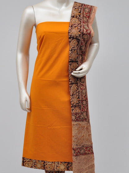 Kalamkari Designer Patch Dress Material  [D70704037]