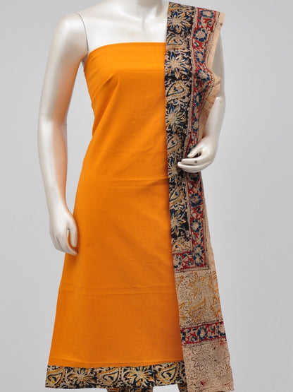 Kalamkari Designer Patch Dress Material  [D70704038]