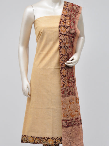 Kalamkari Designer Patch Dress Material  [D70704041]