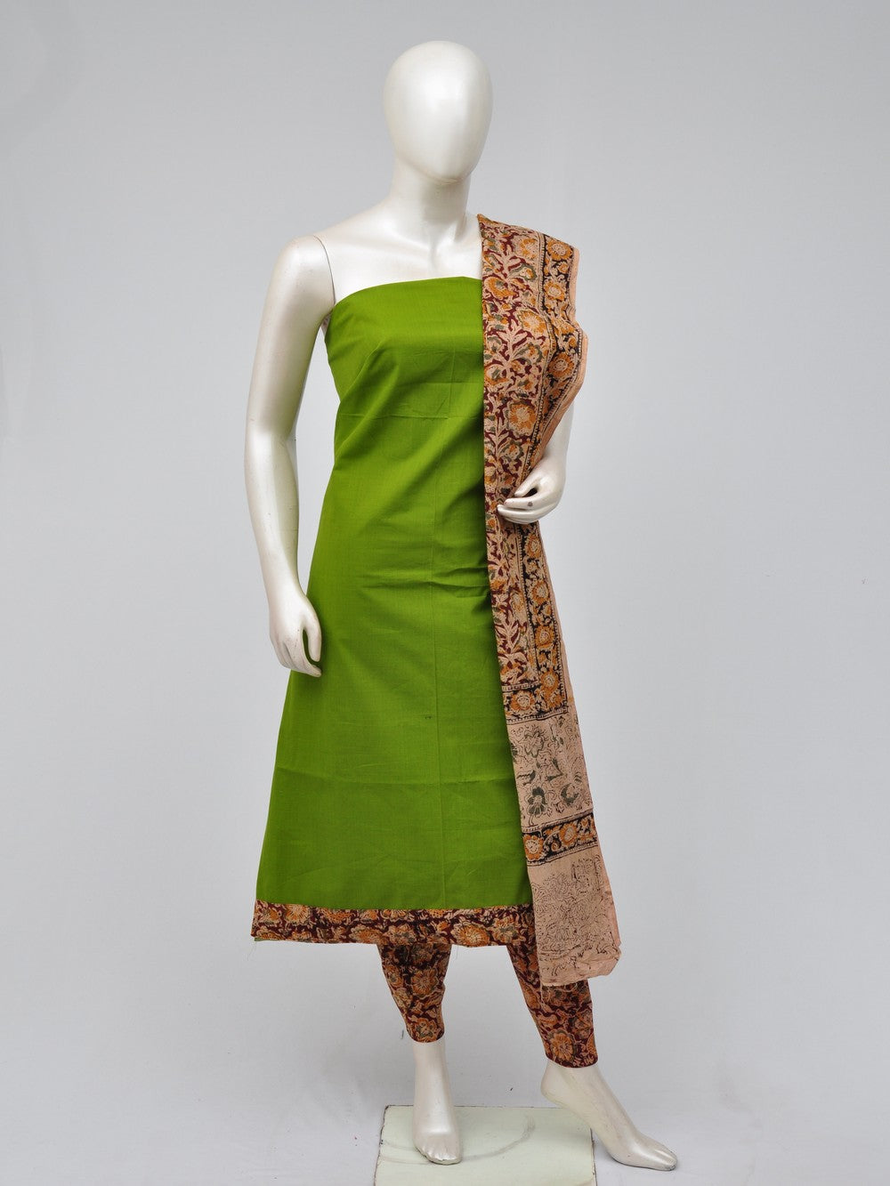 Kalamkari Designer Patch Dress Material  [D70705183]